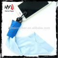 2015 Best quality microfibre keychain glasses cleaning cloth, glasses wiping cloth